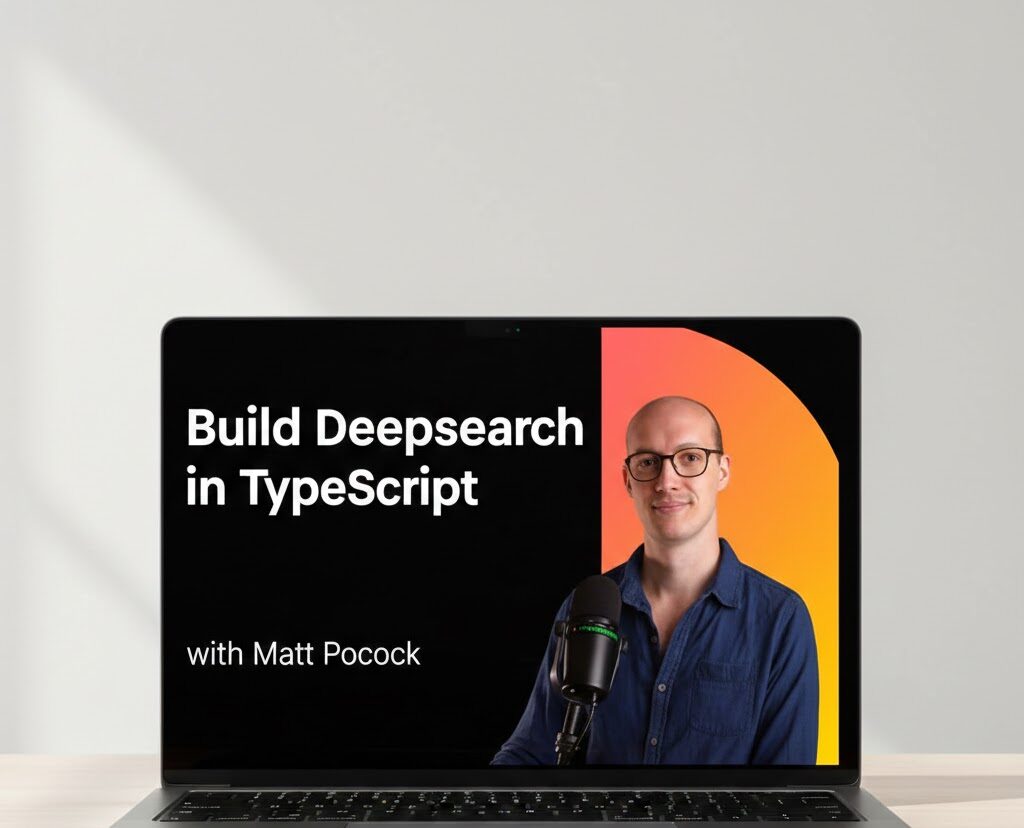 Matt Pocock (AIhero) – Build DeepSearch in TypeScript