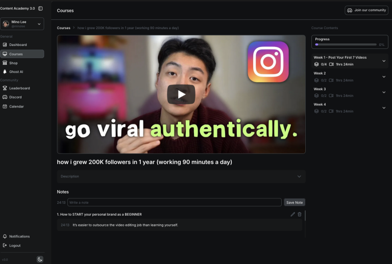 Justin Leung – Content Academy 3.0
